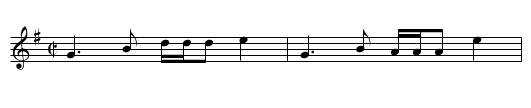 Bride, The - staff notation