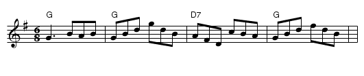 Bride's Favourite, The  - staff notation