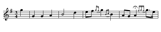Brides March from Unst - staff notation