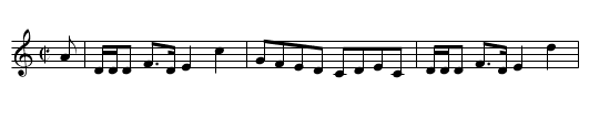 Bridge of Anas, The  - staff notation