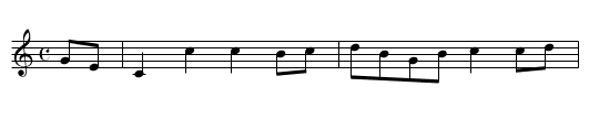 Bridge of Lodi. JaW.100 - staff notation