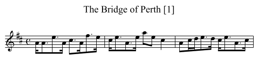 Bridge of Perth [1], The - staff notation
