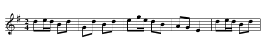 Bridge O'Leary's Polka - staff notation