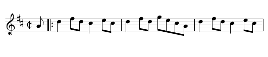 Brig o' Feugh - staff notation
