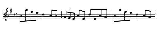Bright May Morning, A - staff notation