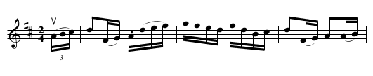 Brightest Eyes' -- Reel - staff notation