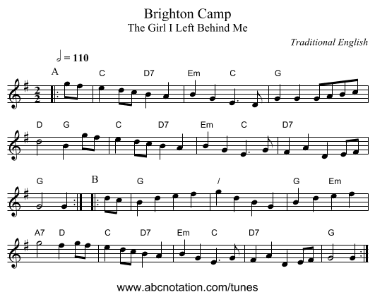 Brighton Camp - staff notation