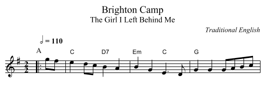 Brighton Camp - staff notation