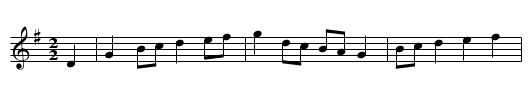 BRIGHTON CAMP - staff notation