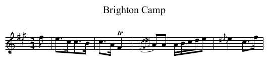 Brighton Camp - staff notation