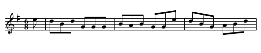 Brigis Ic. Ruairi - staff notation