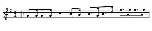 Brill, the  - staff notation