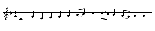 Brisk and Lively Lad - staff notation