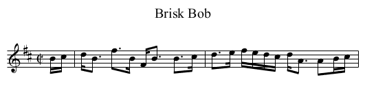 Brisk Bob - staff notation