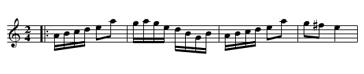 British Field March - staff notation