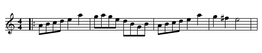 British Field March - staff notation