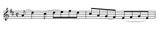 British Naggin, The - staff notation