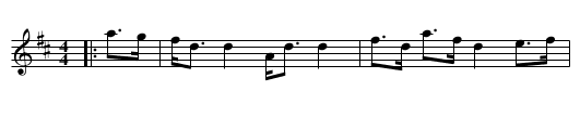 Brochan Lom - staff notation