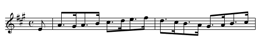Brocman's Hornpipe. BHp.24 - staff notation