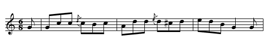 Broken Lantern, The  - staff notation