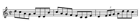 Broken Pledge, The - staff notation