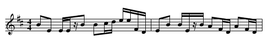 Broken Whistle - staff notation