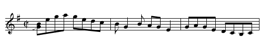 Broken-Down Gambler - staff notation