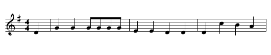 Brombeerpflueckerin, Die  - staff notation