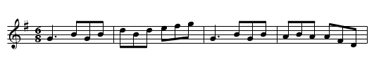 Brooks Maggot - staff notation