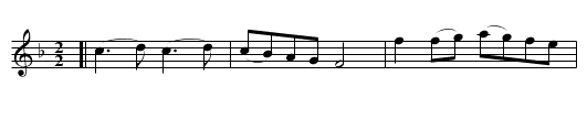 BROOME, THE BONNY BONNY BROOME - staff notation