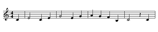 Broomfield Wager, The  - staff notation