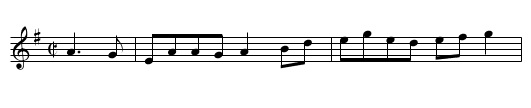 Broomstick, The - staff notation