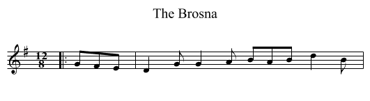 Brosna, The  - staff notation