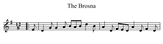 Brosna, The  - staff notation