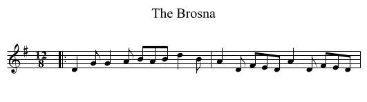 Brosna, The  - staff notation