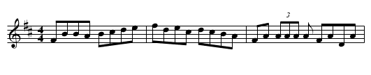 Brosnan's - staff notation