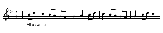 Brother Debters(?). JBut.023 - staff notation