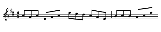 Brother Gildas' - staff notation
