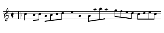 Brown Coffin, The - staff notation