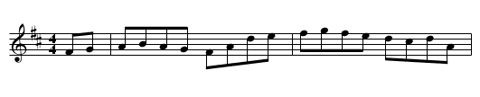 Brown Coffin - staff notation