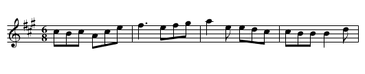 Brown Eyed Kate - staff notation