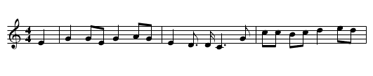 Brown Girl - staff notation