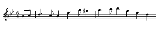 Brown Joak - staff notation