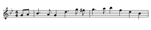 Brown Joak - staff notation