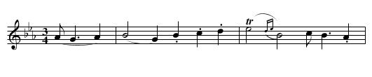 Brown Thorn [1], The - staff notation