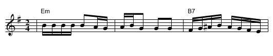 Broyges tantz - staff notation