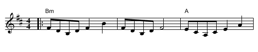 Bruce 2 (Alias Bruce Watson) - staff notation