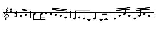 Bruce Osborne's Reel - staff notation