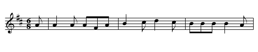 Bruce's Address - staff notation