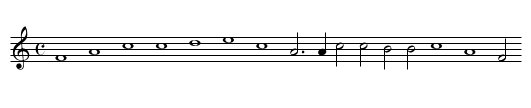 Bruder konrad - staff notation